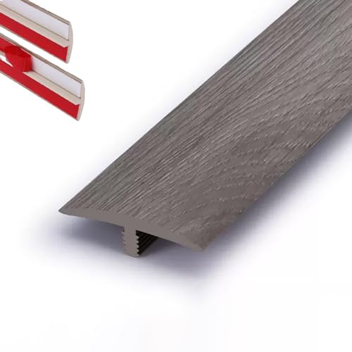 KGAILL PVC Floor Strip T-Molding Self-Adhesive Flooring Transition Strips for Joining Flooring Gaps, Flat Divider Strip for Wood, Laminate, Vinyl, Tile (Color : Navy blue)