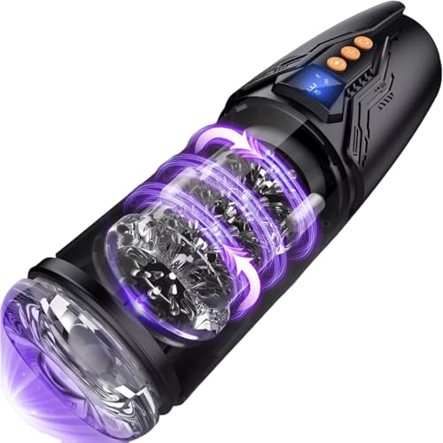 2026 New Male Masterburbatar 7X Thrusting & 7X Rotating & 7X Licking Mode Automatic Stroking Machines Blowjobob Machine for Man Hands Free Silent Underwear Pussy Pocket Electric