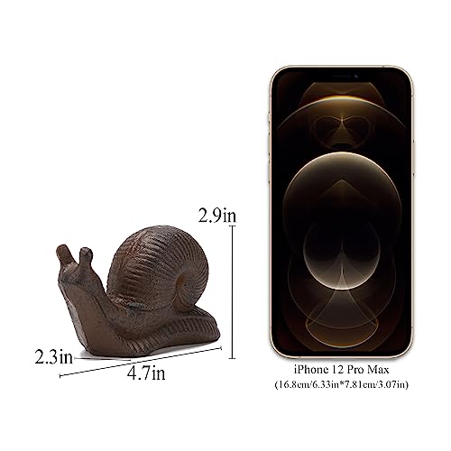 Estatua de Caracol de Hierro Fundido para Decoración miniatura 2