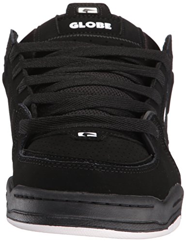 Image of Globe Mens Fusion Skate Shoes, Black /Black /White, 14 M US
