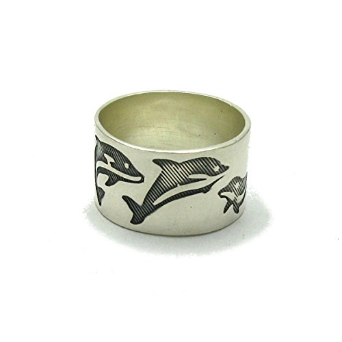 Bague en argent massif 925 dauphins pour sublimer votre style estival