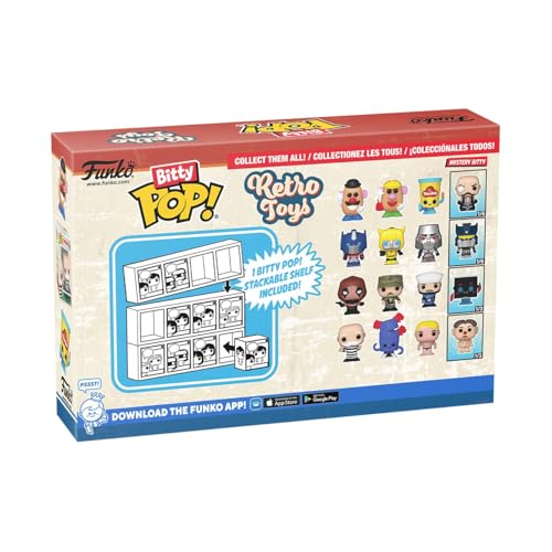 Pack 4 Figurines Funko Bitty Pop Retro Toys Mr. Monopoly - vue 4