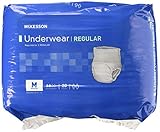 McKesson Adult Incontinence Underwear, Disposable, Medium Size, Regular Absorbency, 20 Count