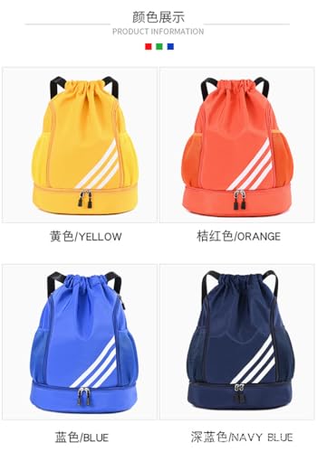 Basketball large-capacity drawstring backpack, Oxford cloth outdoor sports drawstring pouch2