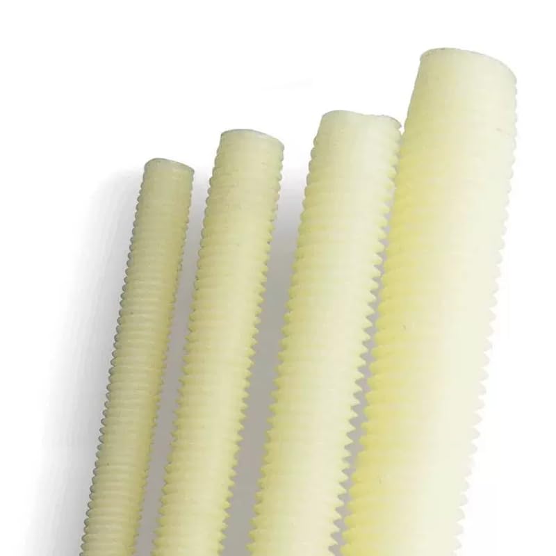 200mm Length Nylon Threaded rod Screw plastic Full Thread Insulation Screws M4-M10 - (Thread Diameter: M12(1pcs))