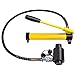 Yescom 15 Ton Hydraulic Punch Driver Kit Manual Hole Knockout Puncher Tool w/ 10 Dies