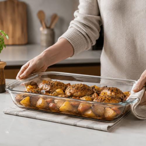 Starfrit Borosilicate Glass Bake Dish, 2.2L, Oven Safe 750°F by Starfrit - Used condition - Image 5