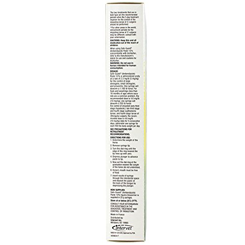 Merck Animal Health Safe Guard Equine Dewormer Paste - Thumbnail 4