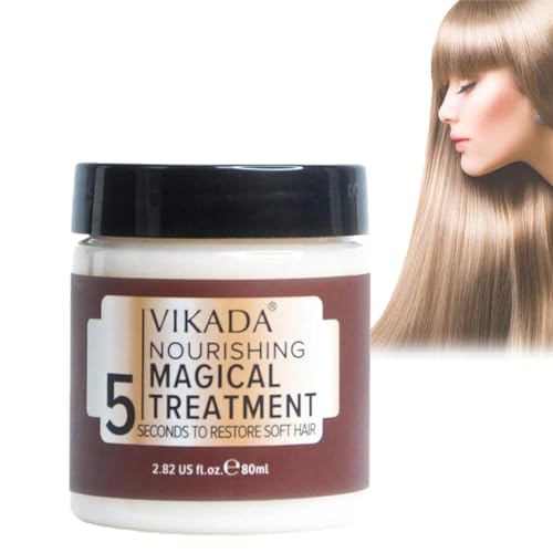 Vikada Tratamiento mágico nutritivo, 5 segundos para restaurar el cabello suave, crema reparadora del cabello, para cabello seco y dañado