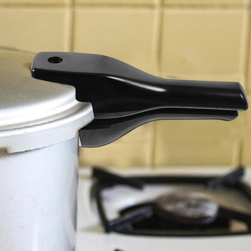 Reemplazo de mango para olla a presión OSALADI, par de mangos de baquelita para ollas de presión de 18 a 22 cm, antideslizante, resistente al calor, fácil de instalar, accesorio de cocina para uso diario miniatura 3