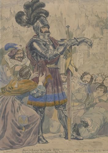 Peinture Poster Richard Dadd Affiche d'Art aux Détails Riches 60x90cm