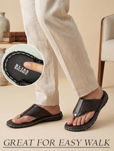 BLISS BALANCE Super Soft Ortho Care Slipper Brown DARK BROWN - Image 3