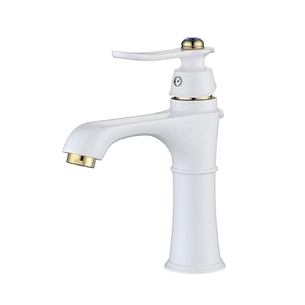 Robinet d'évier de bain JCAKES avec aérateur de ceinture et mitigeur eau chaude froide