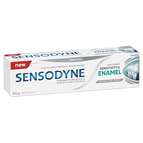 Sensodyne Toothpaste, Sensitivity & Enamel, Whitening, 100g