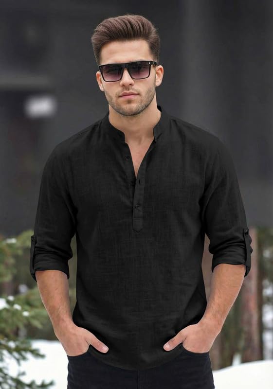 Image of Men Short Kurta