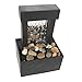HAMPPLIES 1 Impostato Ornamenti del bacino dell'acqua che scorre luce lux Fontana decorativa fontana a cascata all'aperto caratteristica dell'acqua piccola fontana fontane d'acqua ciottolo immagine