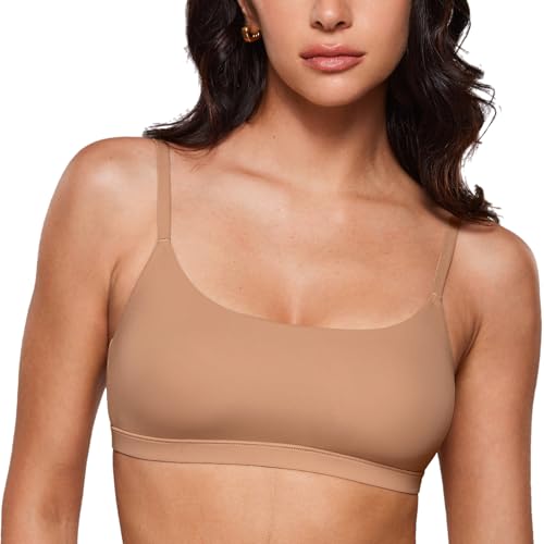 Image of INLYRIC Women's Inbarely Bralettes Cami Bras No Underwire Wireless Seamless Unlined Comfort Sports Bra