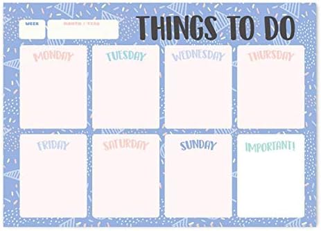 Official Pusheen Weekly Planner A4 - Pusheen Calendar - Family Calendar - 54 Tear Off Pages - Desk Calendar - Desk Planner 2022 - Pusheen Gifts
