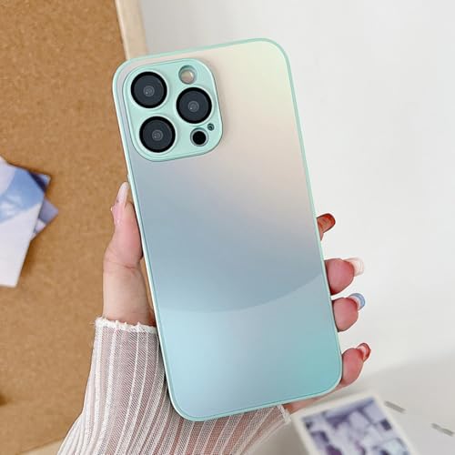 Coque de luxe laser mat pour iPhone 14 Pro Max avec protection d'objectif en verre