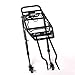 harayaa Rear Cargo Rack Aluminum Alloy Panniers Carrier 55 Lbs Shelf for