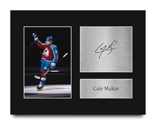 HWC Trading Cale Makar Colorado Avalanche Gifts Printed Signed Autograph Picture for Ice Hockey Fans - US Letter