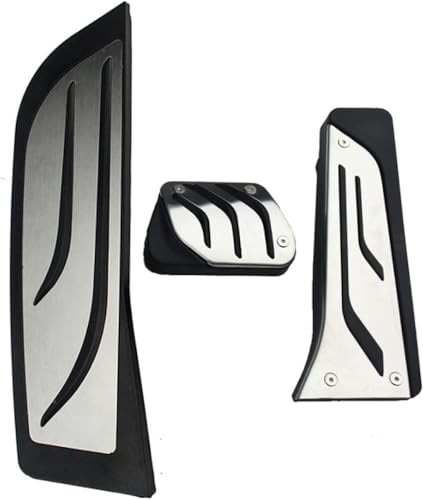 zoomto 3PCS Accelerator Pedal and Brake Pedal Cover Set Compatible