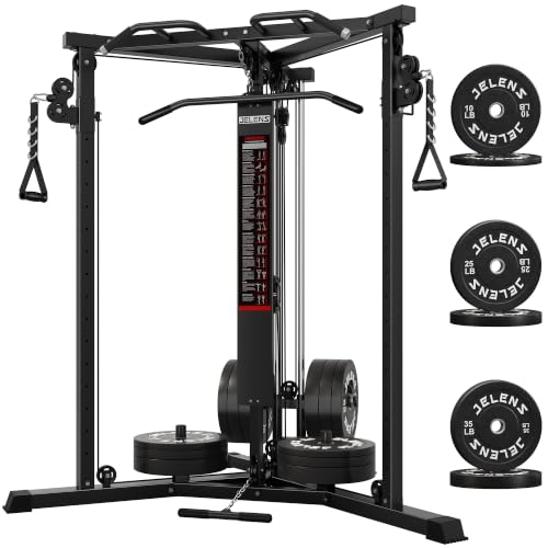 Image of CC01 Cable Crossover Machine with High and Low Pulley System, Functional Trainer with Pull Up Bars and Optional Bundle, Cable Machine for Home Gym Power Workout