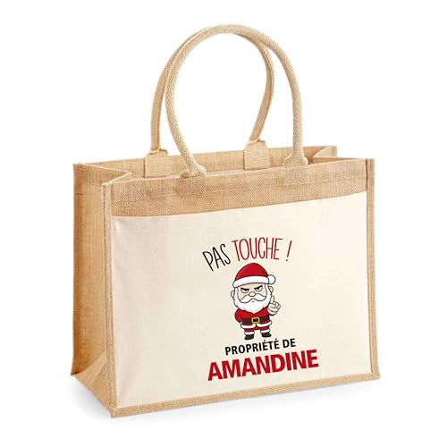 Sac de course humour Amandine pour éviter les vols de cabas au bureau
