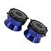 WiseZythum 1 Pair Nab Hub Adapter, Polished Aluminium Alloy 10in Opener, Universal Loading Device for Studer ReVox Akai Teac Reel - to - Reel Tape Decks with Secure Lockable Fit (Blue)
