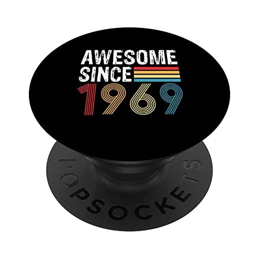 Impresionante Desde 1969 Cumpleaños 1969 Vintage 1969 PopSockets PopGrip Intercambiable