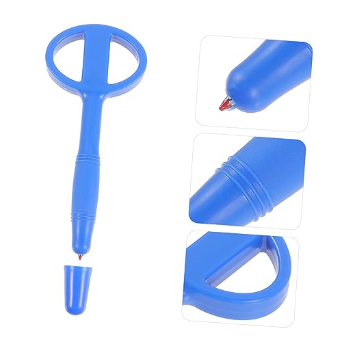 Image of Healifty Safety Writing Pen Anti-Swallowing Signature Pen for Prison Use Flexible Rubber Grip Retractable Tip Portable Multi-Use Writing Tool 5.70 in