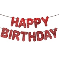 Happy Birthday Bannière Pré-enfilée avec Décoration à pois Colorés, Guirlande de Première fête Prénatale, Fournitures Joyeuse Anniversaire Mignon en Papier Réutilisables pour Adultes, Enfants, Filles