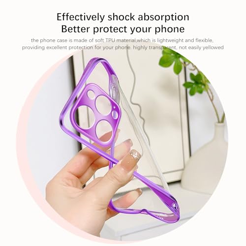 Coque violette pour Google Pixel 9 et 9 Pro avec anneau et miroir - 3