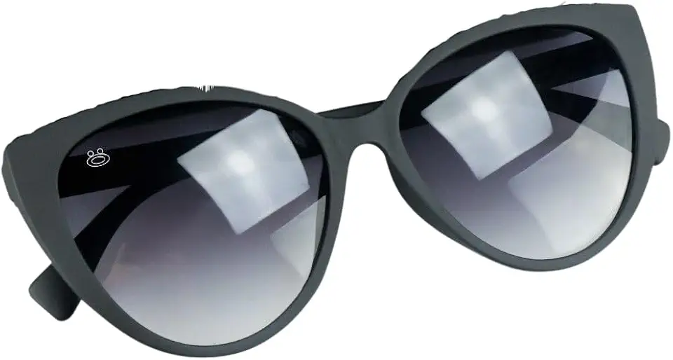 Óculos de Sol Feminino Gatinho Preto Estilo Vintage Proteção UV Design Sofisticado Para Todas Ocasiões