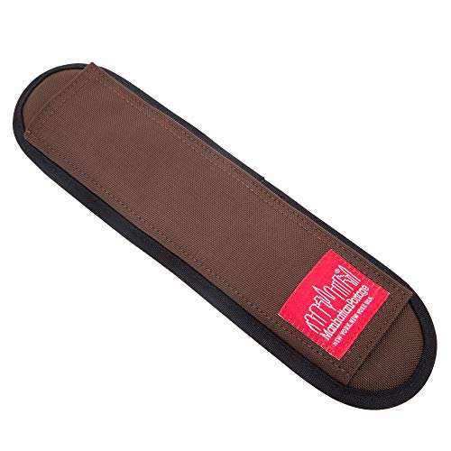 Manhattan Portage Shoulder Pad Hook & Loop Strap with Thick Padding Adjustable 2.5 Inches Wide 1000D Cordura Comfort (Dark Brown)