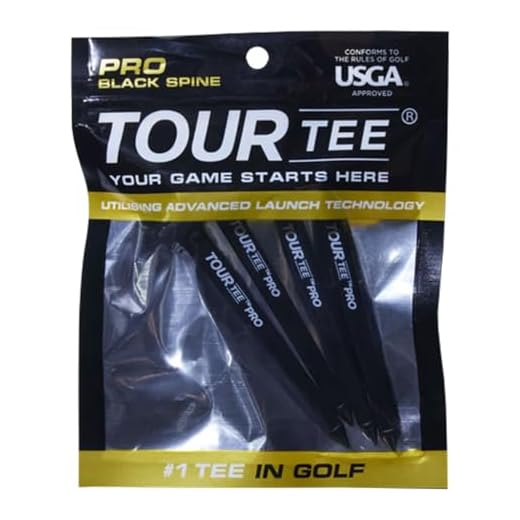 Golf Tee Tour Pro Black Edition