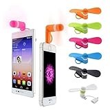 Love shops 2-in-1 Mini Cell Phone Fan for iPhone/iPadand Android Color:6-Pack