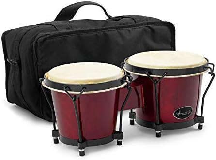 World Rhythm BON7-NT 6 & 7 Beginners Oak Bongo Drums in Natural Finish