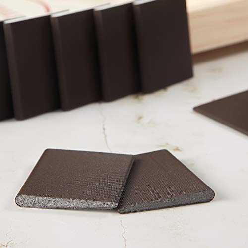 8 Pieces Door Corner Seals Exterior Door Frame Seal Self-Adhesive Draft Stoppers Foam Weather Stripping (Dark Brown,8 Pieces) #TOP5