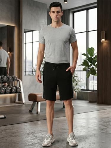 Image of Lux Cozi Men's Cotton Regular Fit Solid Shorts with Side Pockets | Shorts for Men | Pack of 1