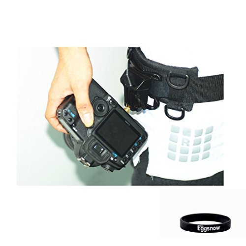 Eggsnow Camera Waist Belt Buckle Button Camera Belt Clip Holster Holder