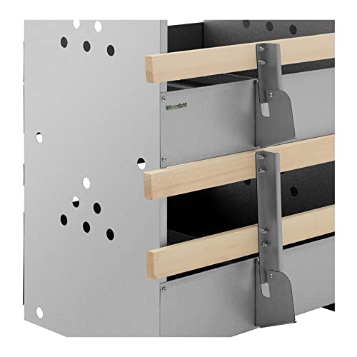 Wiesenfield WIE-CNB-120 Legenest Zink/verzinkter Stahl 12 Nester mit Matten Legenest Hühner Legenester für Hühner Hühner… – Bild 3