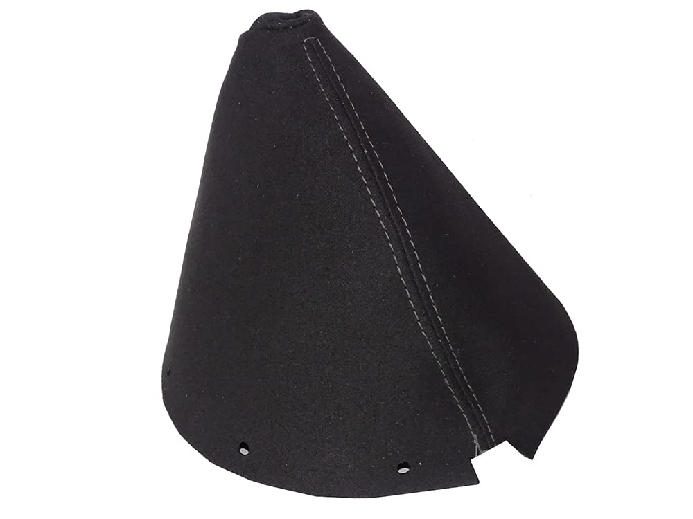 The Tuning-Shop Ltd Compatible with Shift Boot for Nissan 350Z 2002-2009 Suede Grey Stitching