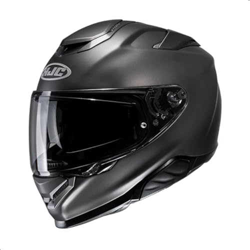 Best Motorcycle Helmets for a Long Oval Head Shape (2026) 7 HJC RPHA 71 Solid Motorcycle Helmet with HJ-40 Pinlock Shield, DOT Approved (Semi Flat Titanium, Medium)