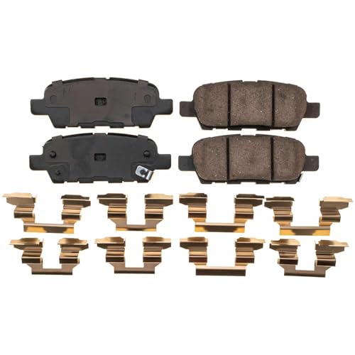 Image of PowerStop Rear Brake Pads for Infiniti EX35 2008-09 |FX35 2009-10 |M35 2010 |M45 2010 |Q60 2014-15 |370Z 2009-10 - Z17 Ceramic Brake Pads with Installation Hardware, 17-1288