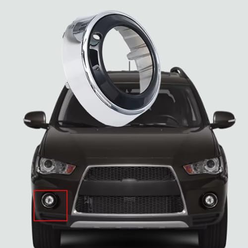 Accesorios de marco bisel para luz antiniebla de Mitsubishi Outlander 2012 3