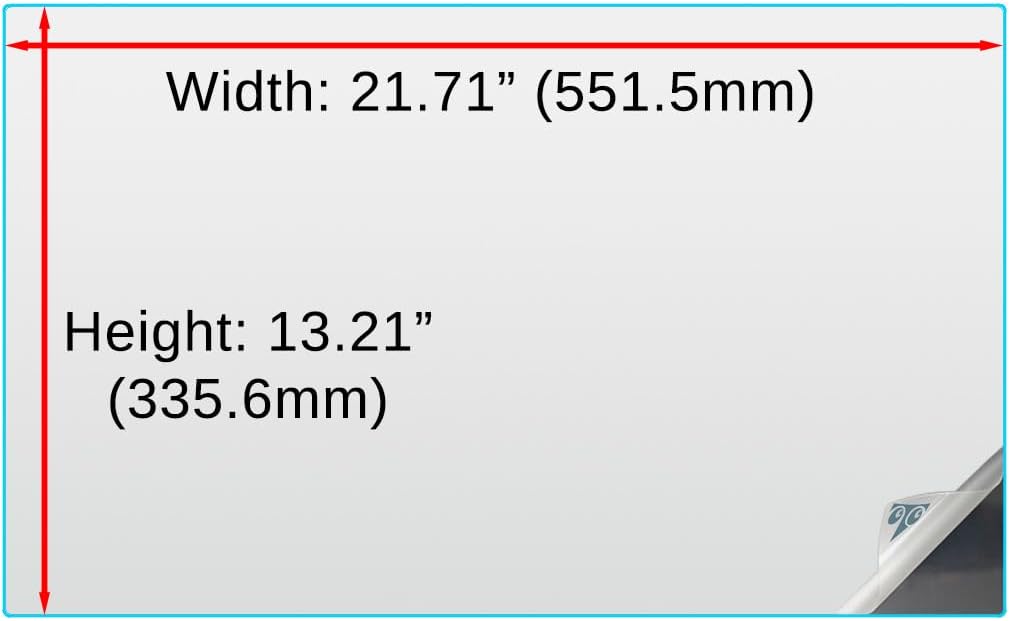 Anti-Glare Screen Protector to fit the Wacom Cintiq 22HD 22-inch Drawing Tablet with Installation Kit