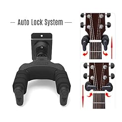 SHUIYUE GH-110M Verrouillage Automatique de la Guitare Crochet Titulaire Latte Mural pour Acoustique Folk Classique… - Les Beatles, Paul McCartney, John Lennon, RIngo Starr, George Harrison SHUIYUE GH-110M Verrouillage Automatique de la Guitare Crochet Titulaire Latte Mural pour Acoustique Folk Classique… – Image 3