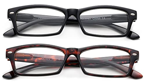 Newbee Fashion - Simple Sleek Squared Fashion Eye Glasses Clear Lens Frames for Women and Men Cosplay Accessories