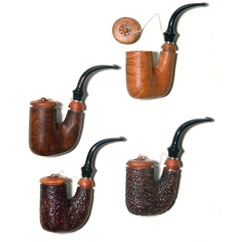 Pipe Brebbia oom Paul noyer en bruyère sculptée main - 3